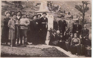 Inaugurazione del monumento ai caduti in guerra D'Andrea e Bucchi di Salecchio (1923)